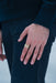 18kt Yellow Gold Diamond Harvard Crimson Limited Edition Class Ring on body shot - male