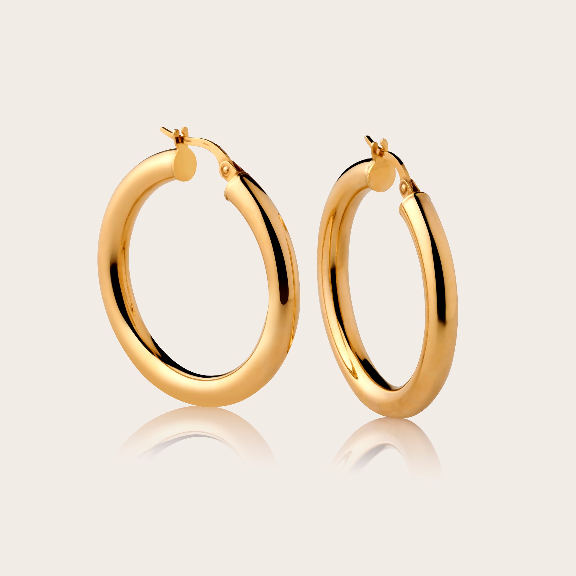Thick Bold Hoops