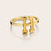 Harvard H Ring in 14kt yellow gold - A symbol of prestige and achievement