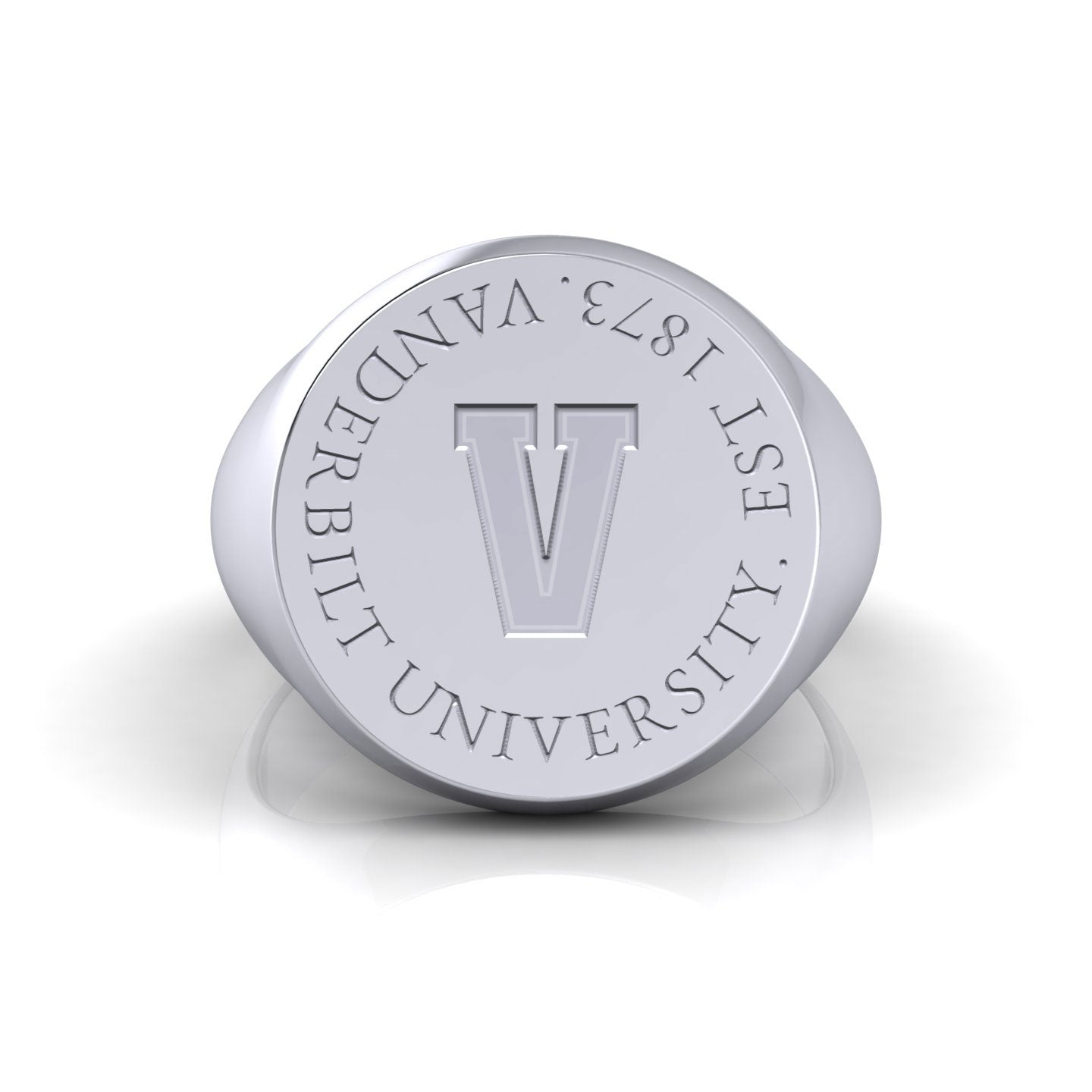 Vanderbilt Round Heavy Signet Ring - Ivy Rhode