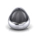 A back view of an Elon University Meta Class Ring made of sterling silver. The class ring features the Elon University logo in a raised, polished finish.