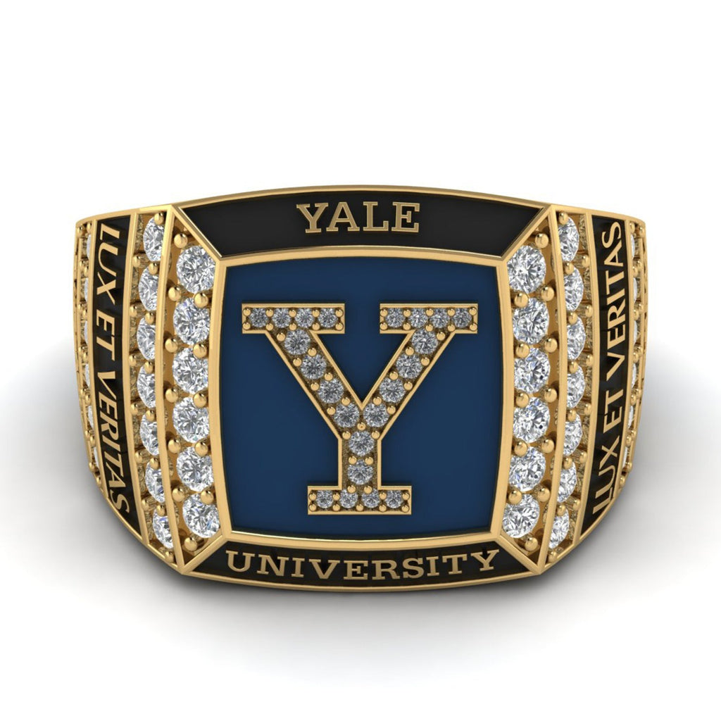 ボタンワークス YALE カレッジリング 指輪 アイビー IVY USA 925 Diamond Yale Limited Edition Ring | Ivy Rhode